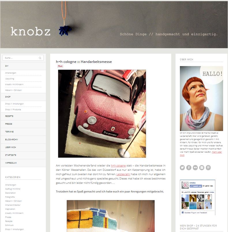 screenshot knobz blog - nicht mehr alles weiß