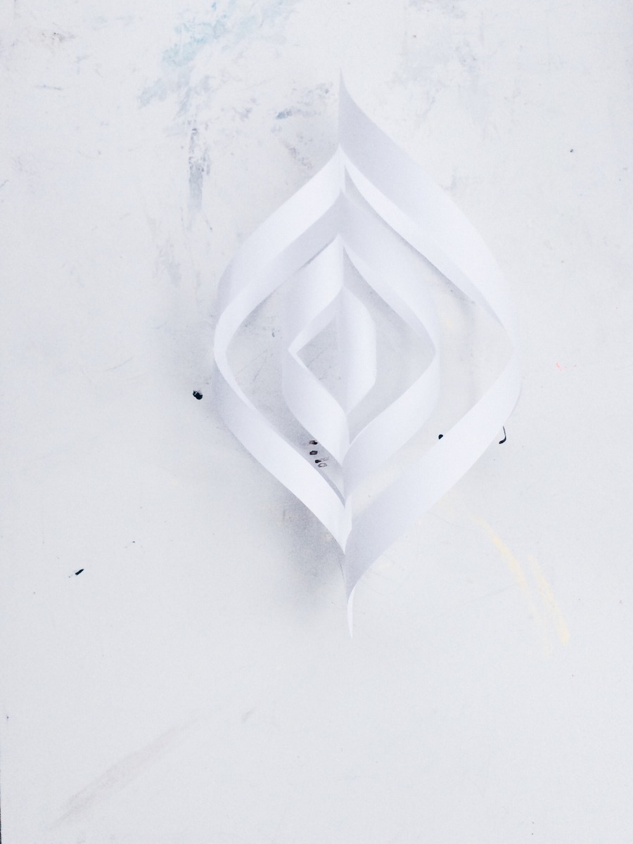 Silvesterdeko aus Papier Origami