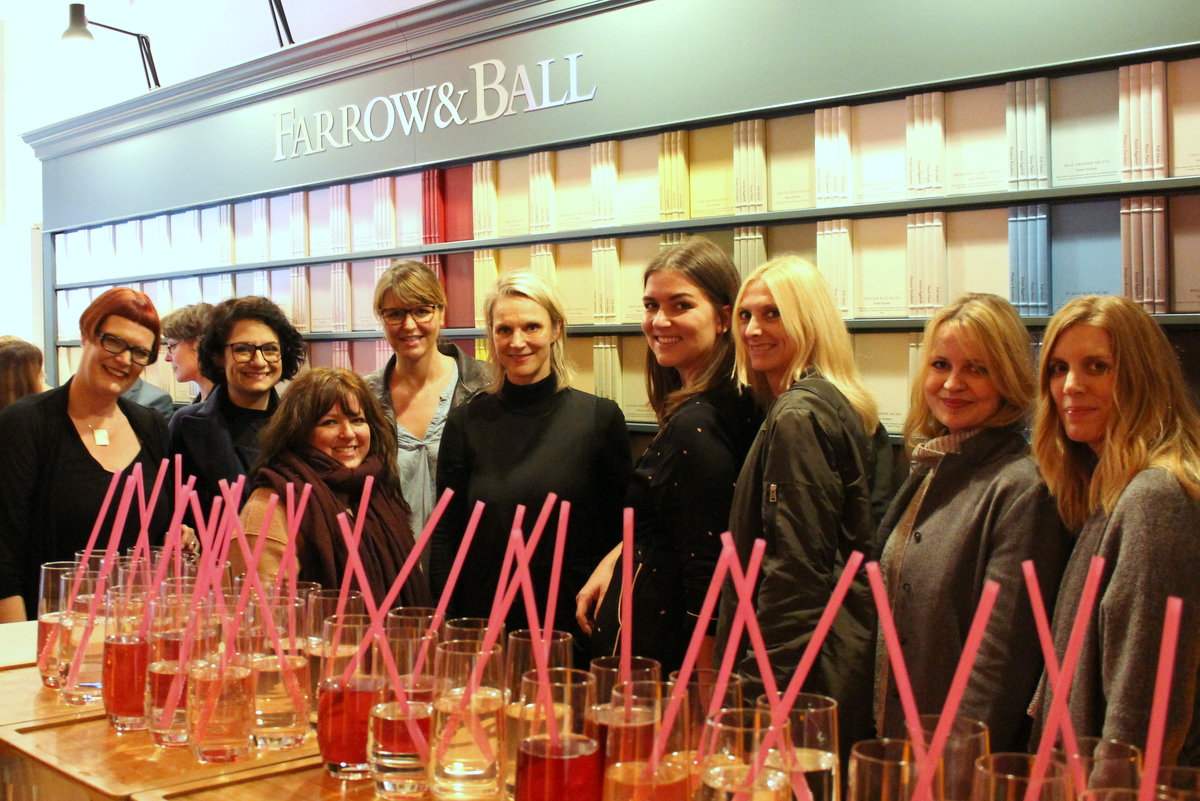 Farrow & Ball Eröffnung Showroom Köln, mit Bloggertreffen und Sinja Schütte, Chefredakteurin der Living at Home